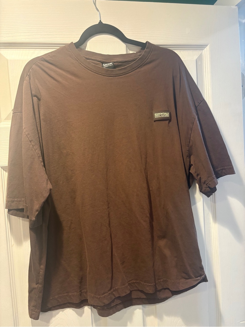 Essentials Men’s Brown Short Sleeve Crewneck Tee
